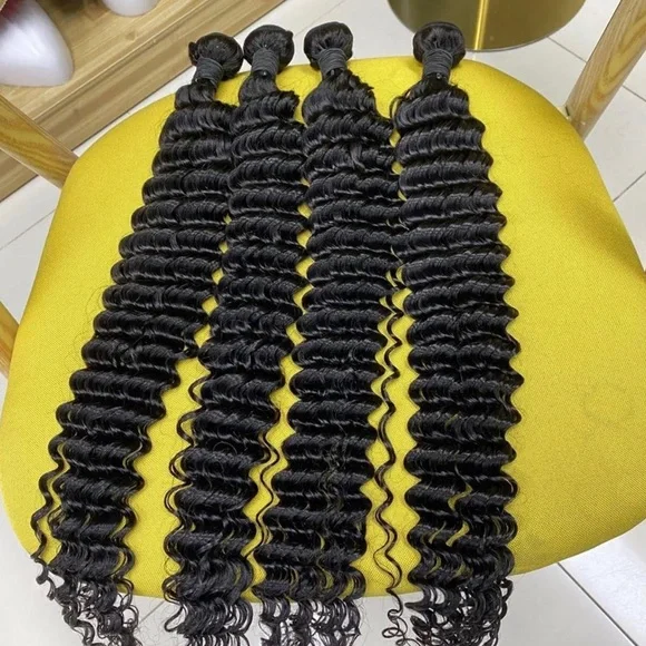 Single 26 inch human hair wet and wavy bundle